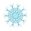 vector ornate snowflake