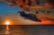 beautiful vibrant sunset
