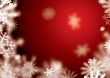 red snowflake blur