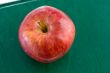 Apple red on a green book