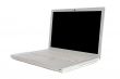 Laptop computer sideways