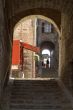 Arcevia - Bus stop in the ancient town