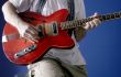 guitarist in studio