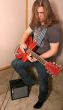 guitarist in studio