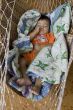 Baby sleep quiet into hammock
