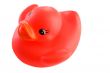Red plastic duck