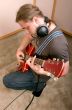 guitarist in studio