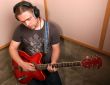guitarist in studio