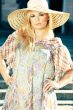 Blond Woman Wearing Sun Hat