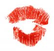 Imprint of lipstick