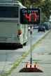 Speed control on a road