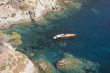 anchored boat