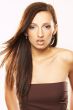 Young Woman with Windswept Hair