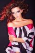 Windblown Redheaded Woman