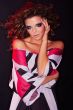 Windblown Redheaded Woman