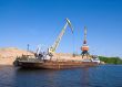 Loading on the barge