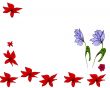 Tropical Flowers Background