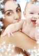 baby boy and beautiful mama