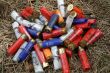 Empty plastic shotgun shells
