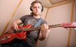 guitarist in studio