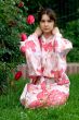 Girl in a flower yukata