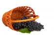 Bunches of grapes  in basket