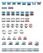 Washing symbols  / vector