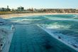 Swimming pool in the ocean