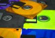 several diskettes