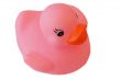 Pink plastic duck