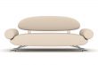 Isolated leather sofa. An interior. 3D image.