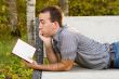 Man Reading A Novel
