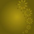 Golden Flowers Background