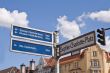 Street and touristic indicator in Berlin