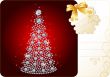 Diamond Christmas Tree / Holiday background