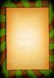 piece of yellowed paper
