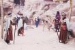 Petra ruins and mountains in Jordan