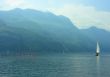 Sailboat on Garda lake