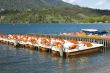 Catamarans on Caldonazzo lake