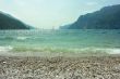 Surfers on Garda lake