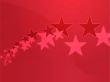 Flying stars illustration