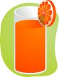 Orange juice illustration