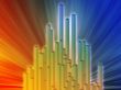 3d columns illustration