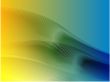 Wavy glowing colors