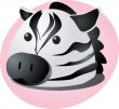 Cartoon zebra