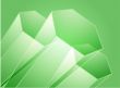 Abstract geometric hexagon design