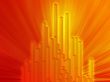 3d columns illustration