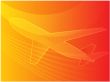 Air travel airplane illustration