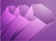 Abstract geometric hexagon design