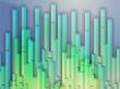 3d columns illustration